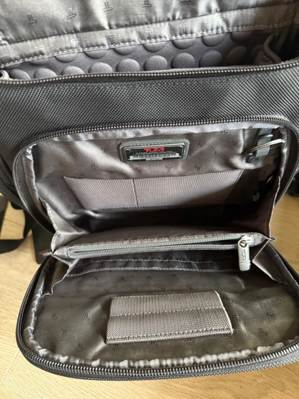 Tumi laptop backpack black